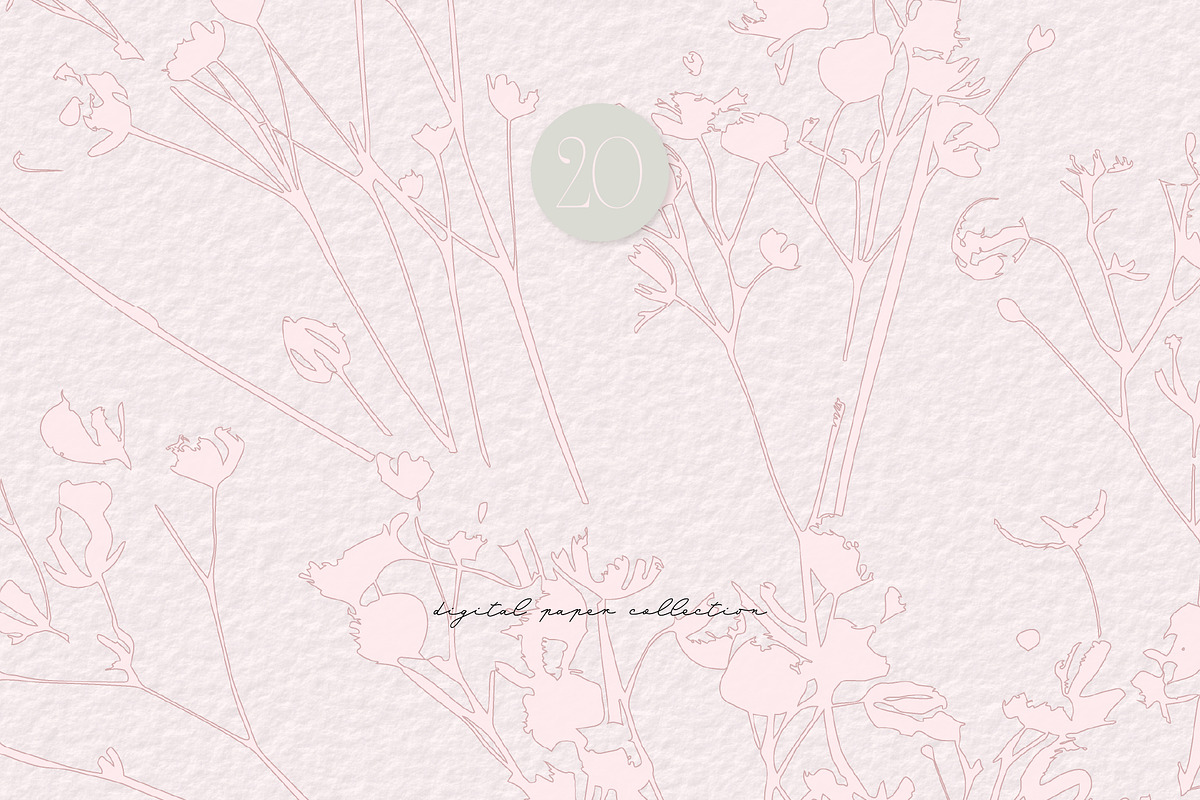 Botanical Background Collection, a Background Graphic by Anna Sokol (Photo 10 of 14)
