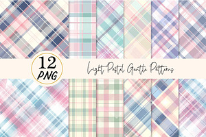 Light Pastel Gentle Patterns, a Texture Illustration by DreamPrint404