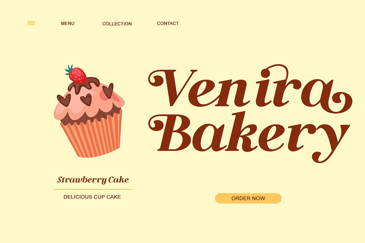Venira - Modern Serif, a Serif Font by Luna Shop (Photo 7 of 10)