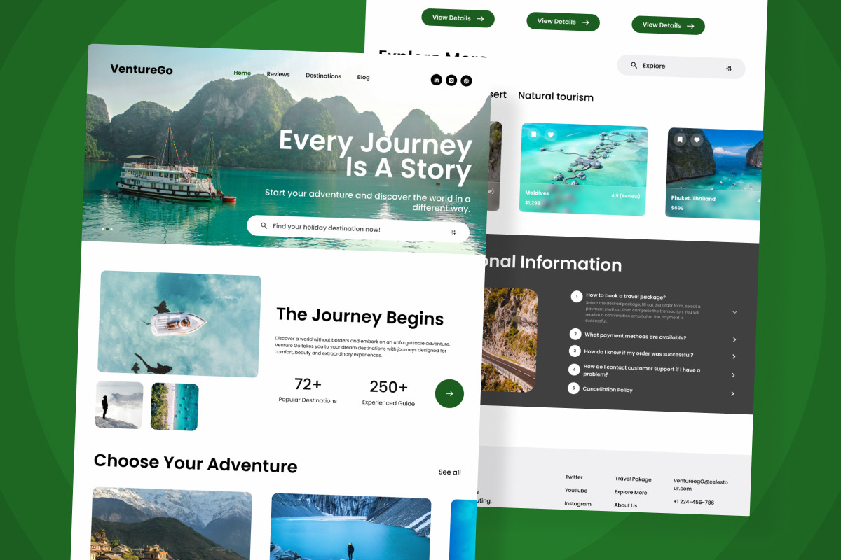 VentureGo - Ultimate Travel Landing, a Landing Page Template by twinstd (Photo 4 of 5)