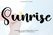 Sunrise, a Handwritten Font by InermediaSTUDIO (Thumbnail 1 of 6)