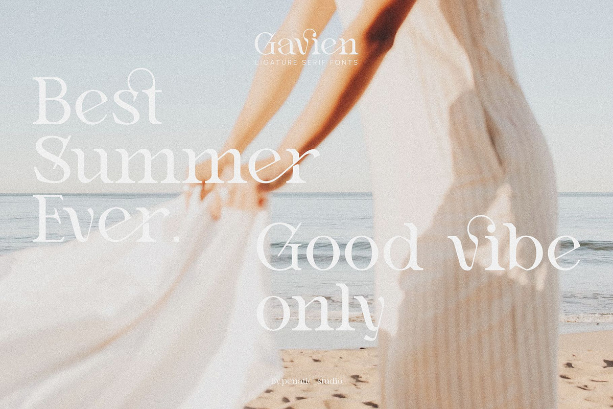 Gavien _ Ligature Serif Font, a Serif Font by Penatic Studio (Photo 7 of 10)
