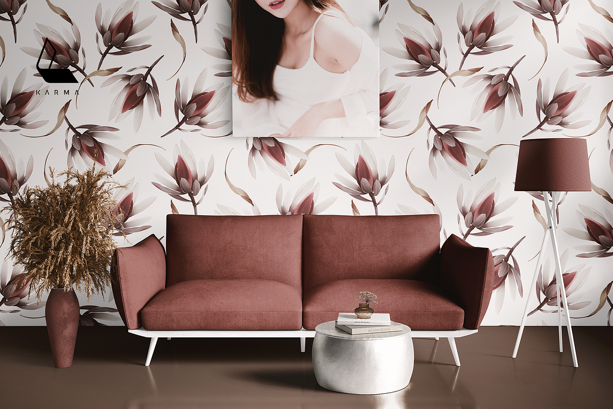 Protea | Seamless pattern, a Pattern Graphic by Karma (Photo 4 of 18)