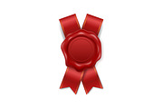 Wax Seal. Vector Set., an Object Graphic by Gomolach (Thumbnail 7 of 11)