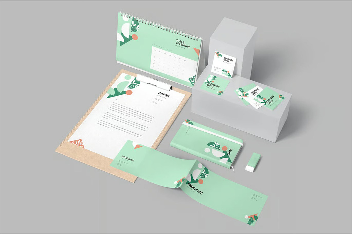 Stationery Mockups, an Advertising Mockup by megostudi0 (Photo 8 of 8)
