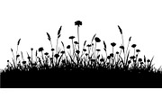Wildflower Meadow Silhouette, an Object Graphic by Creativeshirt (Thumbnail 17 of 20)