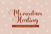 Momentum Healing, a Handwritten Font by Wildan Type (Thumbnail 1 of 10)