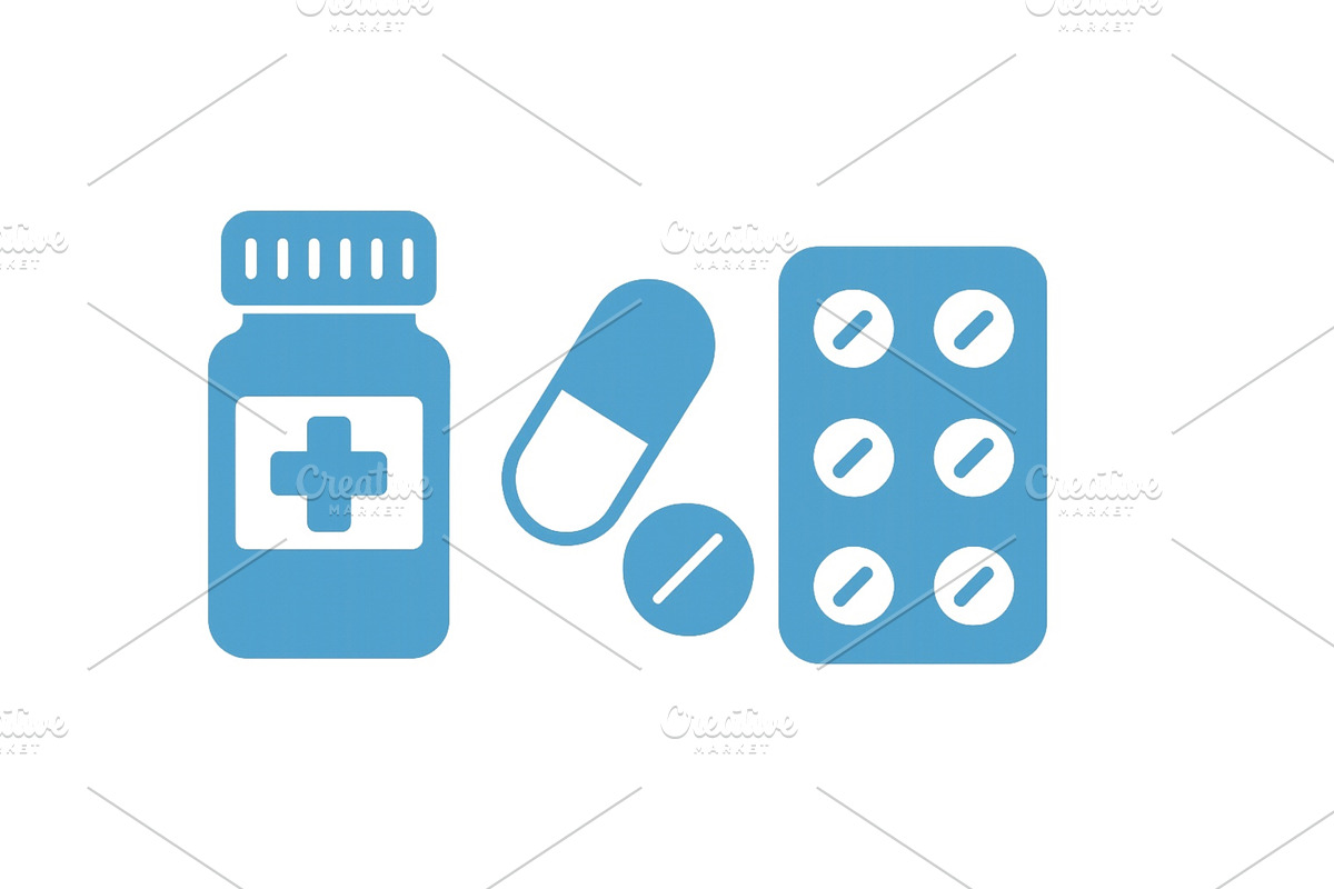 Collection of various medication, an Object Illustration by ZinetroN