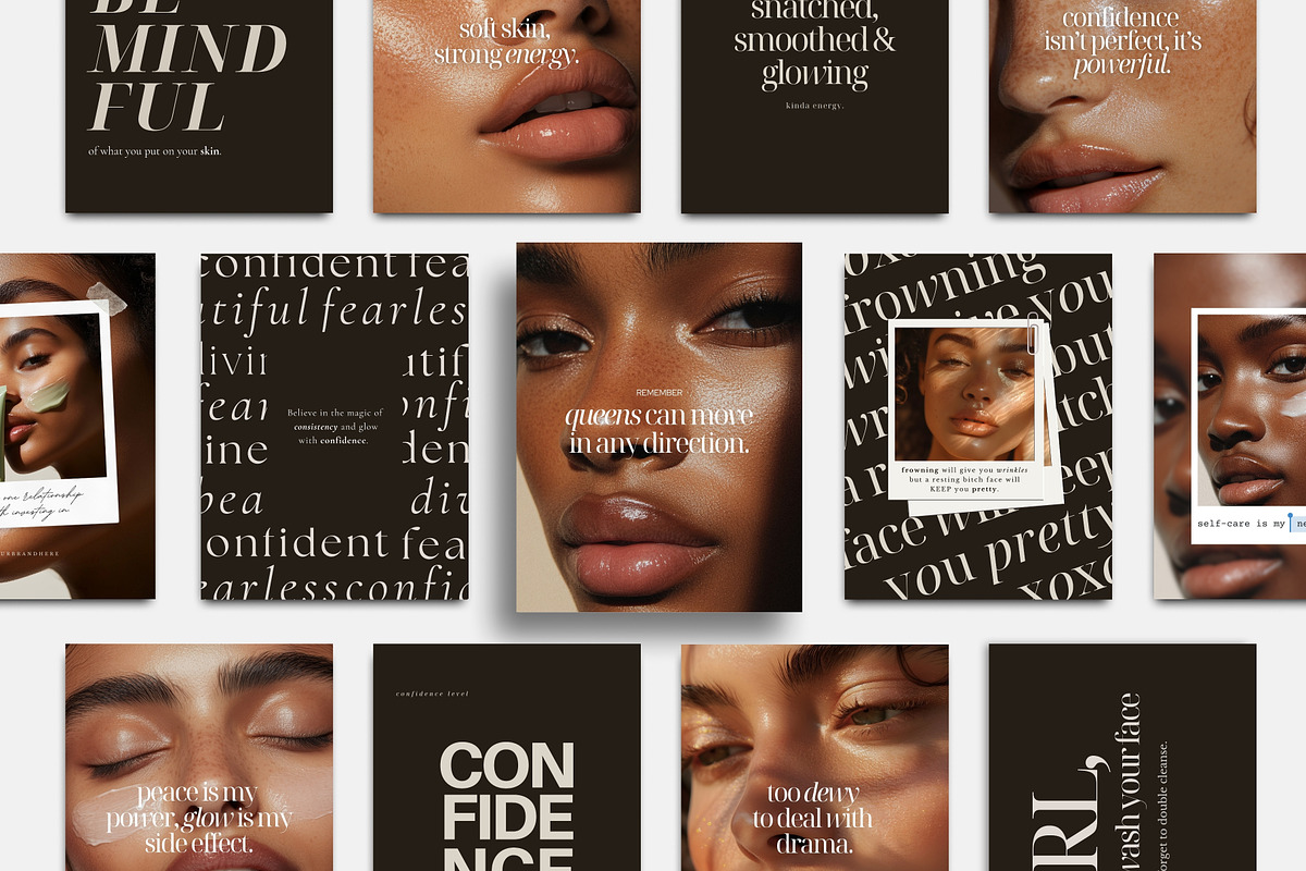 Skincare Quotes Instagram Templates