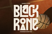 Black Roane - Condensed Sport Font