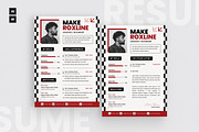 Minimalist Resume CV, a Resume Template by dokudokunomi (Thumbnail 1 of 4)