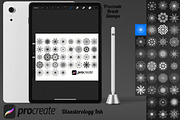 Floral Mandala Flower Set 1, a Brush Add-On by Disasterology Ink (Thumbnail 2 of 10)