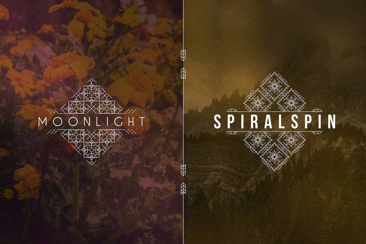 [Spring Vibes] 40 Mosaic Logos -50%, a Branding & Logo Template by VP Fonts (Photo 18 of 27)