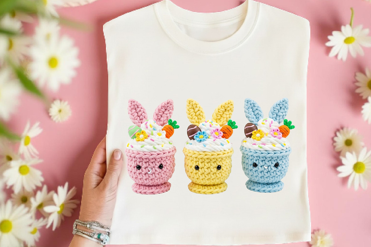 Yarn Crochet Easter Coffee PNG, an Illustration by DreamArtGraphic (Photo 2 of 4)