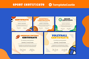 5 Sports Certificates Templates, a Templates & Theme by TemplateCastleStore (Thumbnail 1 of 9)