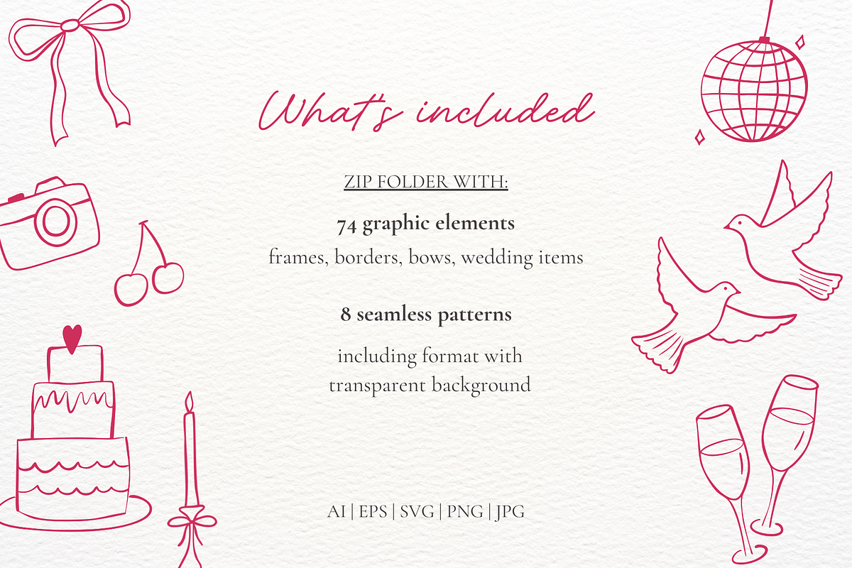 Whimsical Wedding Design Bundle, an Object Graphic by Ollyta May (Photo 2 of 10)
