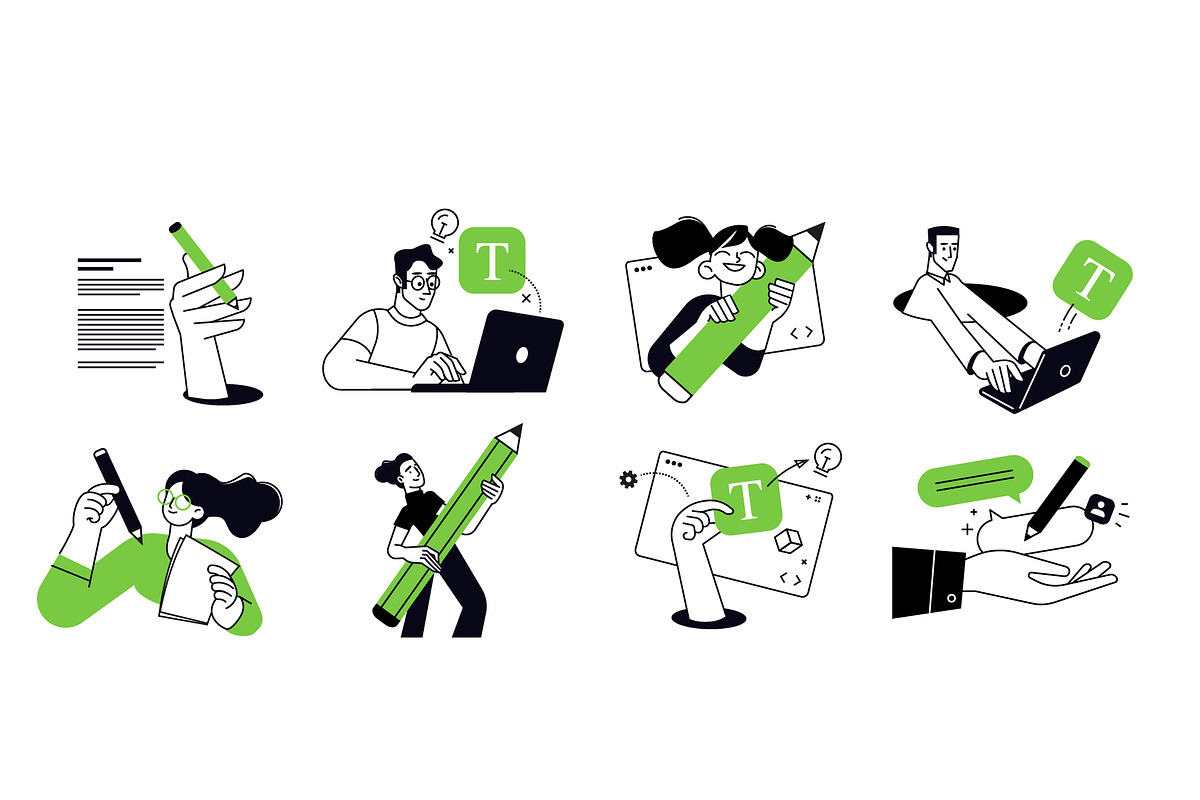 Write the next success story, a Person Illustration by PureSolution (Photo 5 of 6)