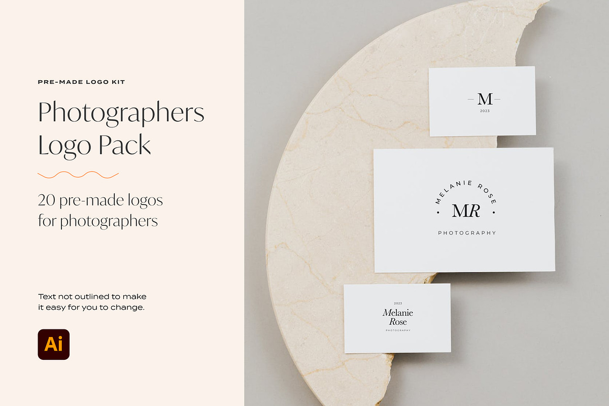 Photographers Logo Kit, a Branding & Logo Template by Squarebase Templates (Photo 1 of 6)