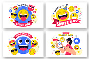 12 World Smile Day Illustration, a Person Illustration by denayunebgt (Thumbnail 4 of 4)