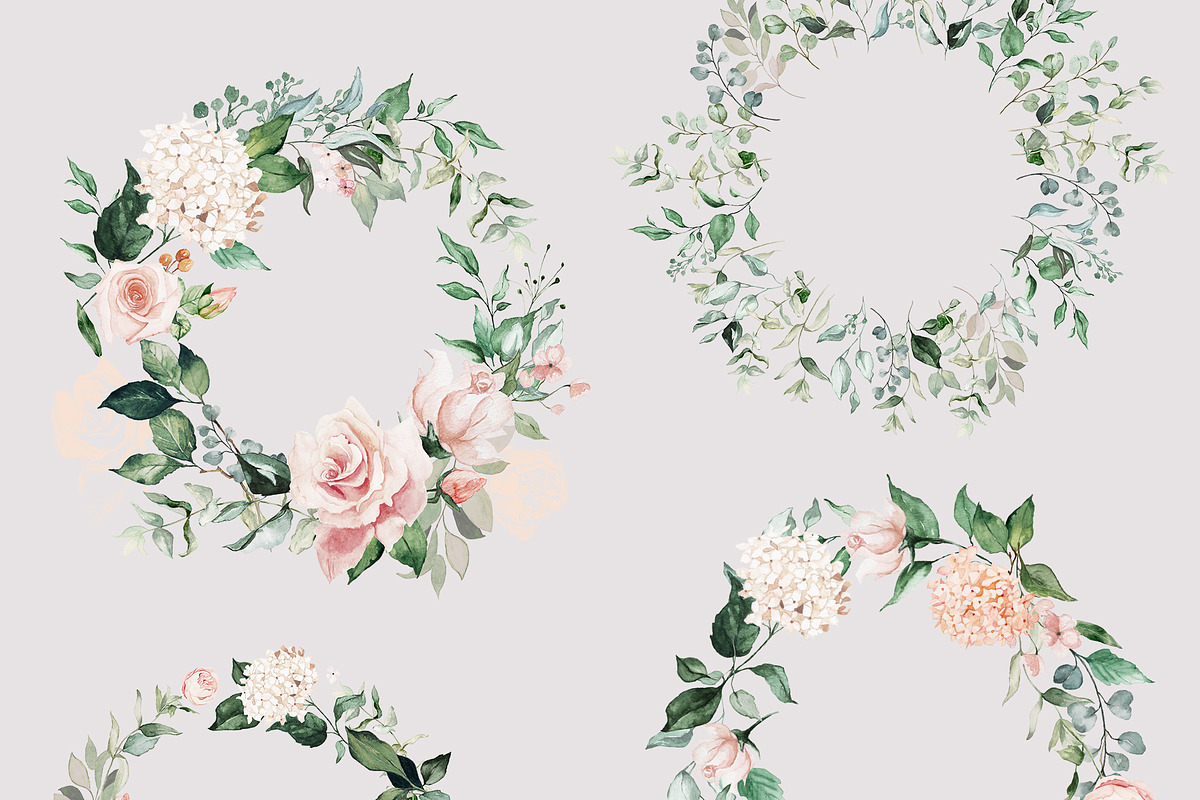 Clair & Blush - Summer Floral Set, an Illustration by studioequinox (Photo 13 of 14)