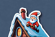 Santa Claus Christmas Scenes, an Illustration by ETARA by Mea Hau (Thumbnail 9 of 9)