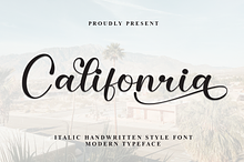 California | Script Font