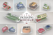 06 Clear Container Packaging Mockups, a Cups & Container Mockup by INCDesign (Thumbnail 2 of 21)