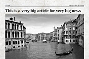 Vintage InDesign Newspaper Template, a Flyer Template by Newspaper Templates (Thumbnail 3 of 12)