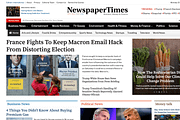 Newspaper Time 2017 WP Theme, a WordPress Template by Magazine3 (Thumbnail 1 of 2)