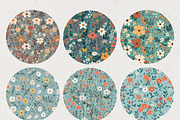Blue Ditsy Floral Seamless Patterns, a Pattern Graphic by Natural Planners (Thumbnail 8 of 8)