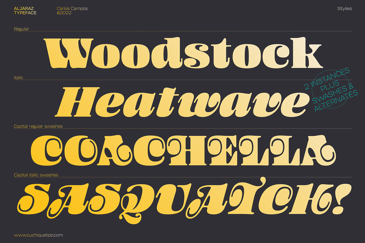 Aljaraz Font, a Serif Font by Cuchi, qué Tipo! Foundry (Photo 5 of 15)