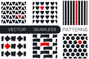 6 Seamless patterns & 13 Strokes, a Pattern Graphic by Daria Maier (Thumbnail 1 of 5)