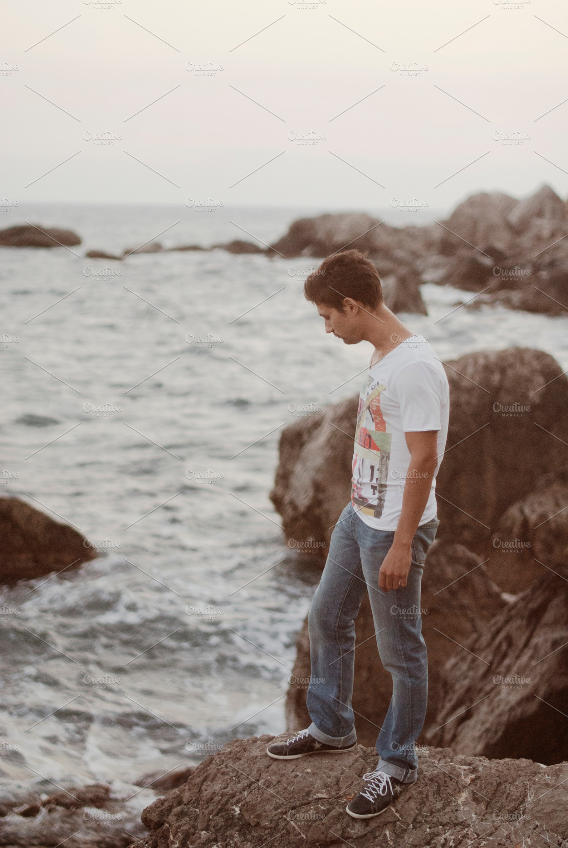 Alone By The Rocky Sea