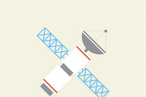 Vector Of Satellite