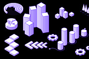 3D Vector Charts, Graphs & Diagram, a Technology Illustration by Abdulrehman58 (Thumbnail 4 of 5)