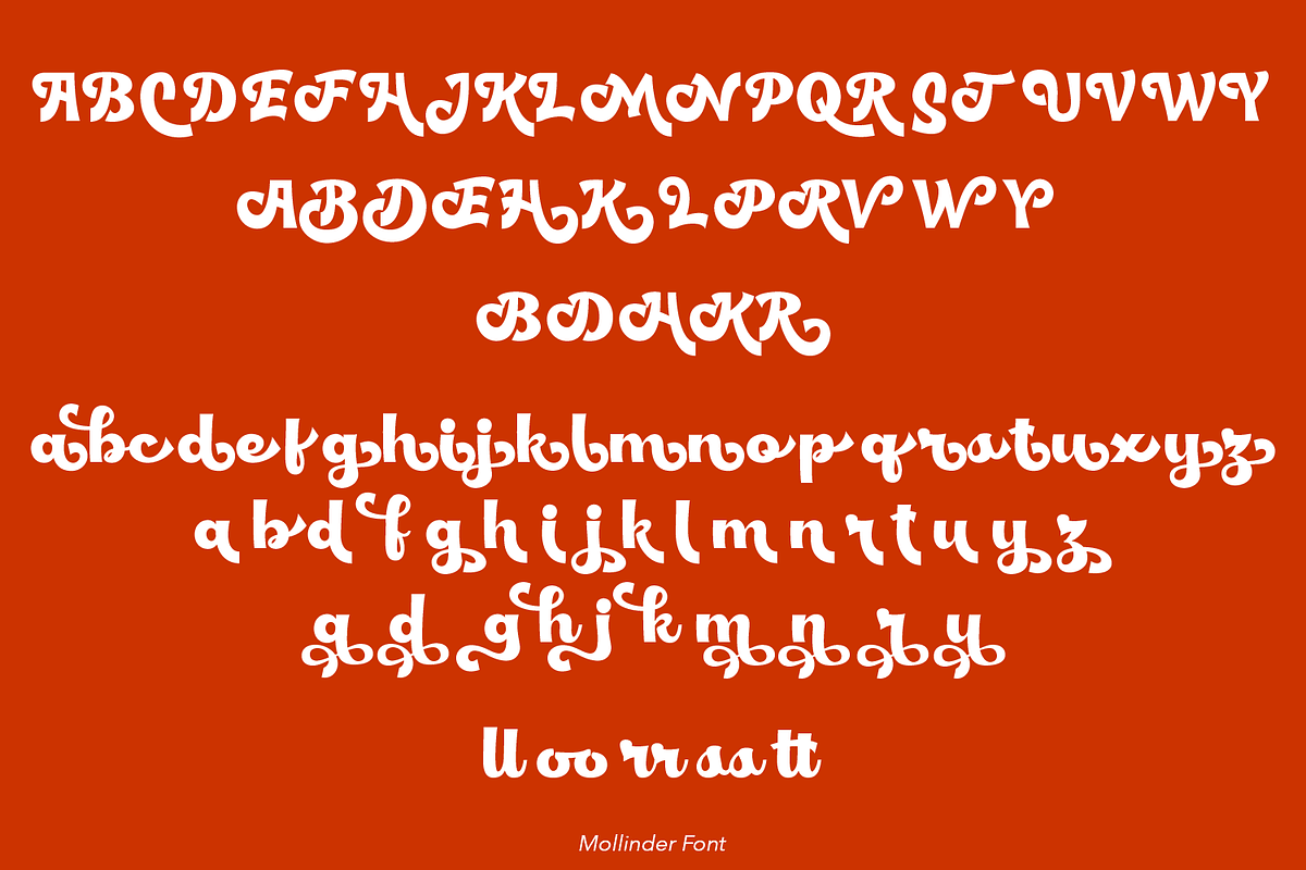 Mollinder Font, a Script Font by TypeClassHeroes (Photo 13 of 16)