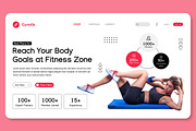 Web Landing Page Design Layout, an UI Kit Template by CreativeShaper (Thumbnail 4 of 5)