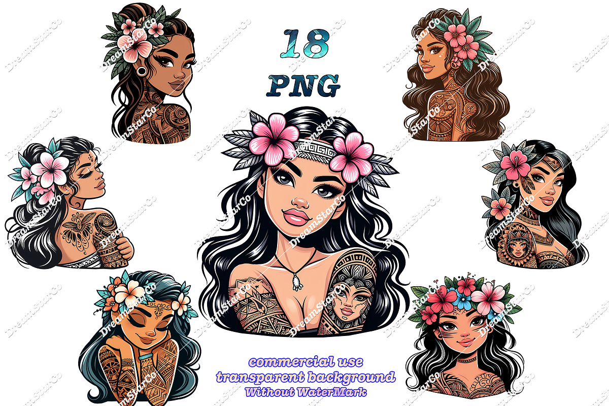 Polynesian girl, an Object Graphic by DreamerStarCo (Photo 1 of 7)