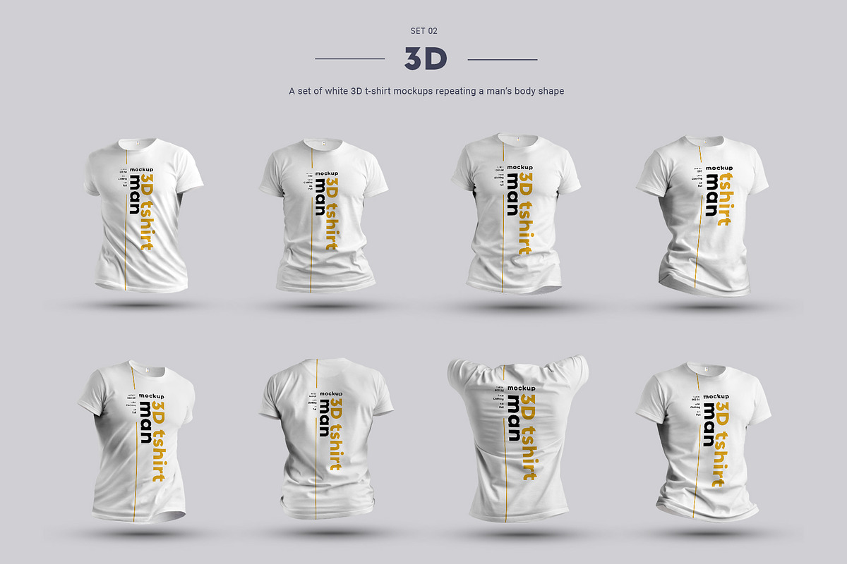 24 MockUps Man T-Shirt, a Shirt Mockup by Grow Design Craft Studio (Photo 4 of 8)