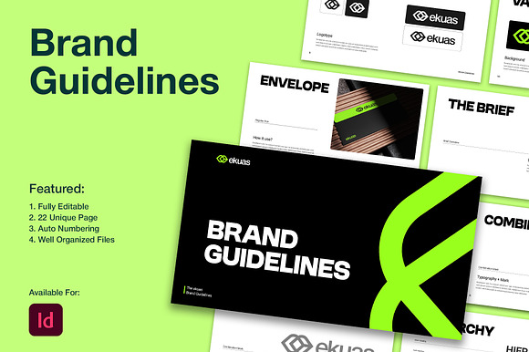 Brand Guideline Presentation Design preview 5