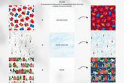 Watercolor Christmas Patterns, a Pattern Graphic by Diana Kovach (Thumbnail 6 of 7)
