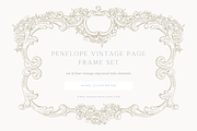 Hand-Illustrated Wedding Page Frames, an Illustration by Loren Schmidt Studio (Thumbnail 1 of 4)