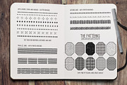Fine Liner Brushes & Patterns, a Brush Add-On by The Artifex Forge (Thumbnail 7 of 9)
