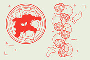 Italian Food Vector Illustrations, a Food Illustration by TheFoodAtlas (Thumbnail 13 of 16)