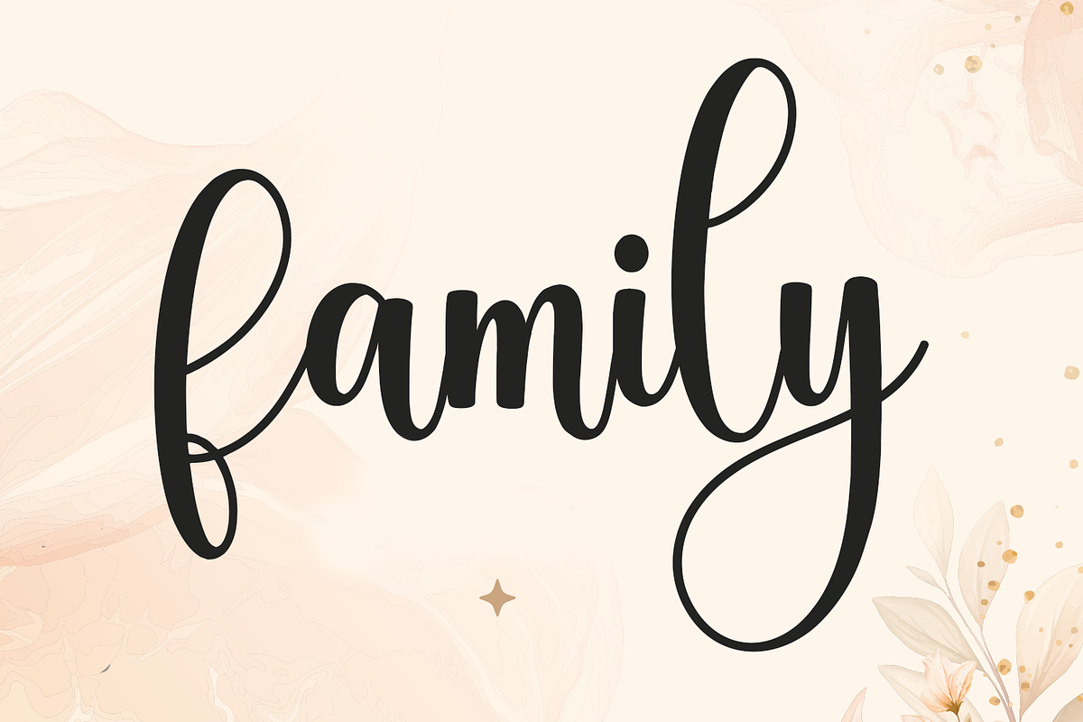 Christmas Family - Christmas Font, a Handwritten Font by Mozatype (Photo 2 of 11)