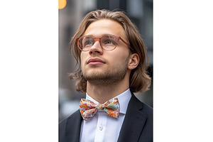 Young caucasian male with glasses, a Person Photo by Lermont51