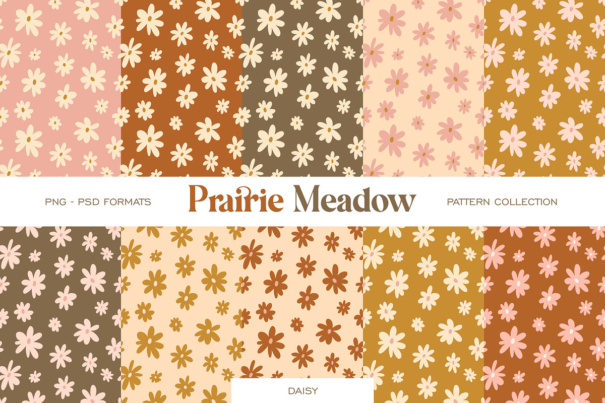 Prairie Meadow Cottagecore Patterns, a Pattern Graphic by Eclectic Anthology (Photo 9 of 13)