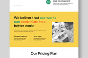 Digital Product Landing Page Design, a Landing Page Template by CreativeShaper (Thumbnail 4 of 6)