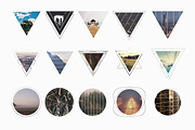 Geometric Photo Masks preview 2