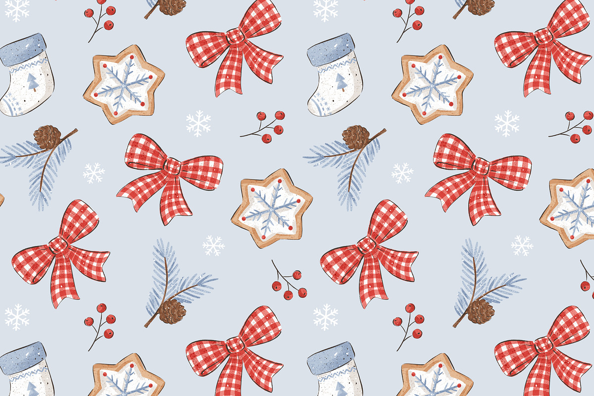 Winter holidays, a Pattern Graphic by Olena Kuznietsova (Photo 8 of 8)